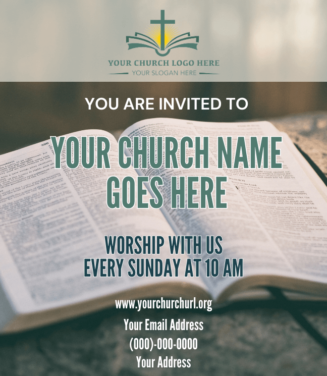 Church Insert Sample 1